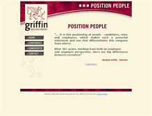 Tablet Screenshot of griffinrecruitment.com.au